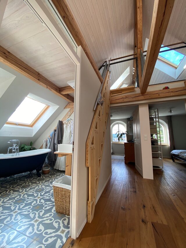 Folding Staircase | Custom Handmade by Bcompact Design - Folding Staircase, Attic Ladder, Loft Ladder, Retractable Stairs