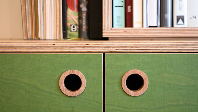 Study storage | Custom Handmade by Georgina Donovan - Custom, Plywood