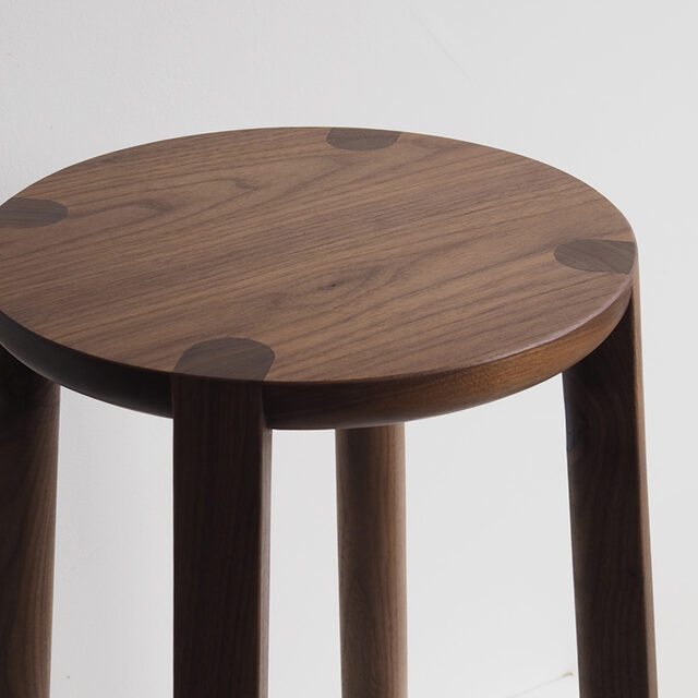 Edward Bar Stool | Custom Handmade by Begbie Furniture Studio - Bar Stool, Stool, Barstool, Brass, Seating