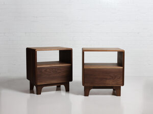 CLANCY BEDSIDE | Custom Handmade by STUDIO ELLIOT - Custom Made, Bespoke, Timber Furniture, Fine Furniture, Handmade, Bedside, Bedside Table, Bedroom Furniture