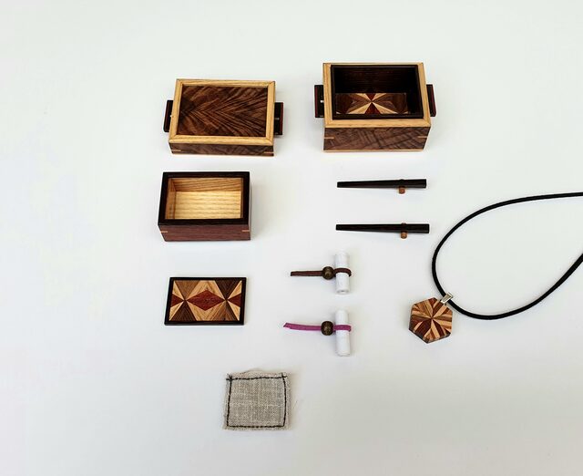 Engagement Ring Box 'Love her like you're going to lose her'  | Custom Handmade by Benjamin Reddan - Jewellery Box, Heirloom Box, Fine Box, Wedding Ring Box, Engagement Proposal Box, Wooden Box, Tiny Boxes, Bespoke Boxes, Inlay, Decorative Veneer