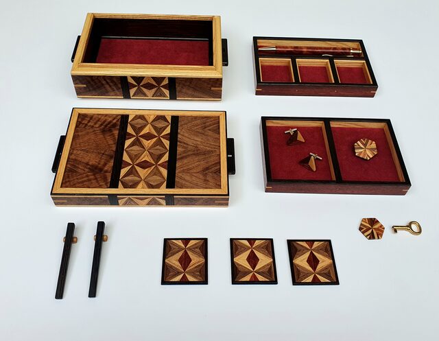 Wedding Box (For Ever Starts Here)  | Custom Handmade by Benjamin Reddan - Wedding Box, Wedding, Ring Box, Jewellery Box, Jewellery, Fine Box, Heirloom Box, Decorative Box, Keepsake Box, Heirloom