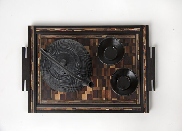 Japanese Inspired Tea Box Set 'Essential Ocha'  | Custom Handmade by Benjamin Reddan - Tea Box, Heirloom Box, Fine Box, Tea Set, Japanese Box, Bespoke Box, Timber Box, Decorative Box, Fine Woodworking, Veneered Box