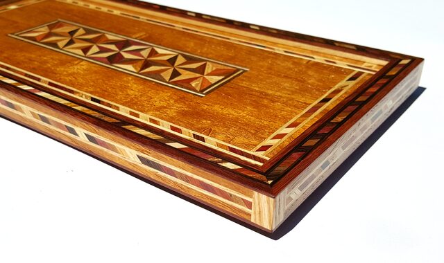 Yosegi Natsukashi Box Natsu ( Summer) | Custom Handmade by Benjamin Reddan - Japanese Box, Keepsake Box, Heirloom Box, Decorative Box, Intricate Veneers, Bespoke Box, Fine Box, Memory Box, Timber Box, Inlayed Box