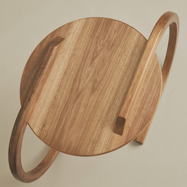 Jupiter Coffee Table | Custom Handmade by Fable Furniture - Coffee Table, Side Table, Steam Bent, Brass