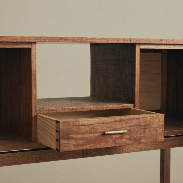 Kindle Cabinet | Custom Handmade by Fable Furniture - Textured, Rived, Tea Cabinet, Display Cabinet, Hallway Cabinet