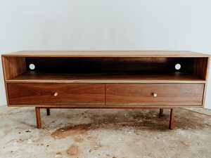 Yindi - Entertainment unit | Custom Handmade by Pete Sutherland - TV Unit, Inner West, Sydney, Spotted Gum, Blackwood, Entertainment Unit
