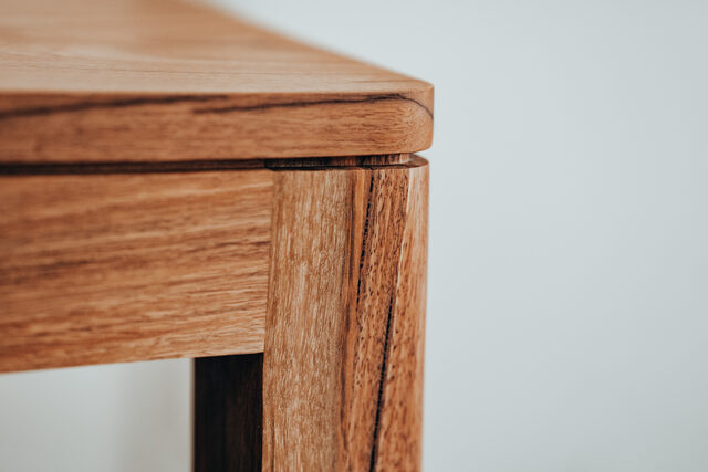 Euroka - Dining table | Custom Handmade by Pete Sutherland - Spotted Gum, Inner West, Sydney, Dining Table, Mid Century, Blackbutt