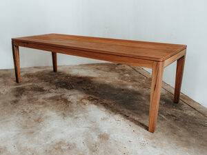Euroka - Dining table | Custom Handmade by Pete Sutherland - Spotted Gum, Inner West, Sydney, Dining Table, Mid Century, Blackbutt