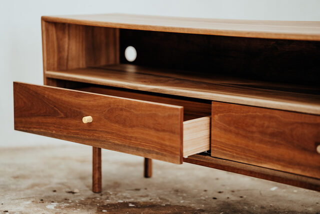 Yindi - Entertainment unit | Custom Handmade by Pete Sutherland - TV Unit, Inner West, Sydney, Spotted Gum, Blackwood, Entertainment Unit
