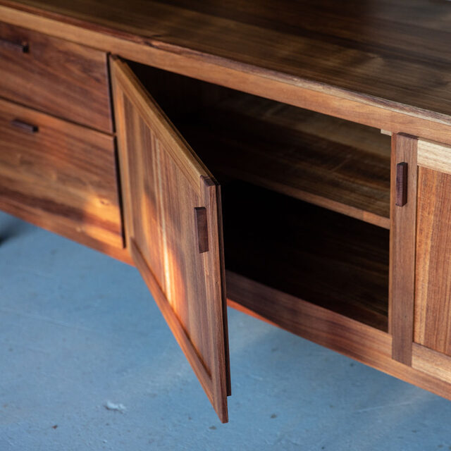 Tasmanian Blackwood Sideboard | Custom Handmade by Robin Clancy - Blackwood, Sideboard