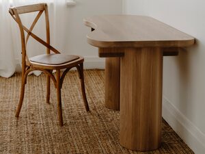 a Sunday desk. | Custom Handmade by Charlie Campbell - Desk, Handmade, Furniture, Maker, Woodworker