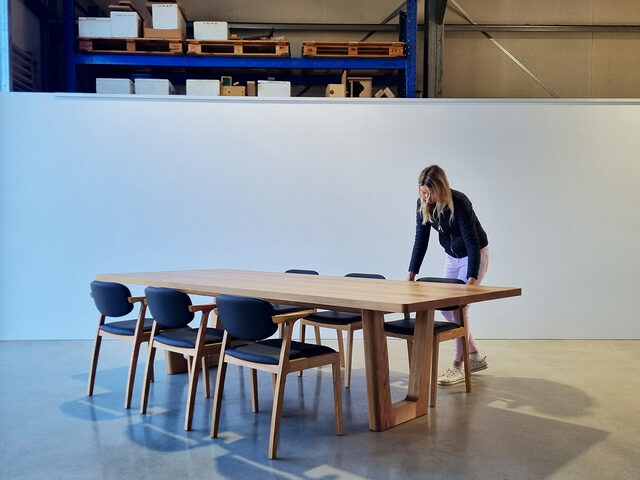 Kinross Chair | Custom Handmade by Nathan Day Design - Light Weight, Solid Timber, Dining Chair, Leather