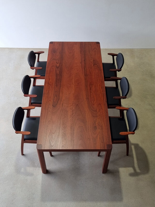 Kinross Chair | Custom Handmade by Nathan Day Design - Light Weight, Solid Timber, Dining Chair, Leather