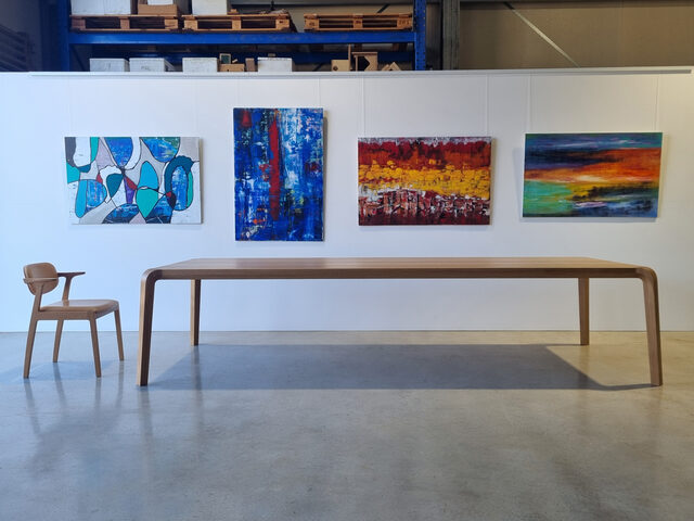 Araluen Dining Table | Custom Handmade by Nathan Day Design - Large Table, Boardroom Table, Oak Table