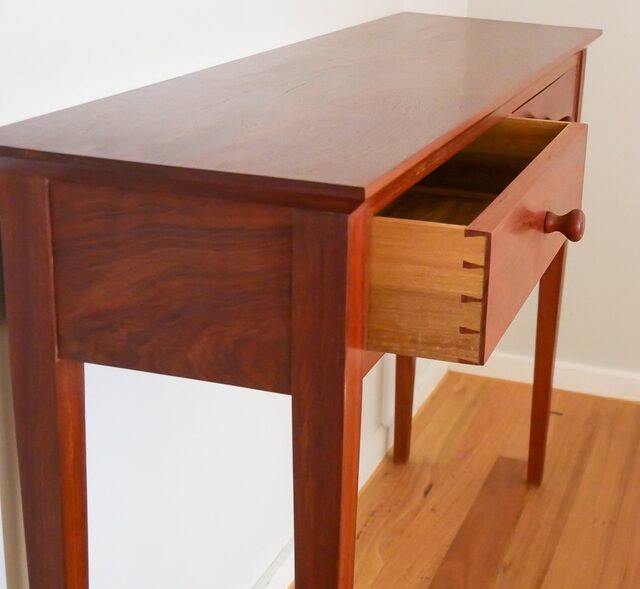 Shaker Hall Table | Custom Handmade by Western Port Woodworks - Hall Table, Console Table