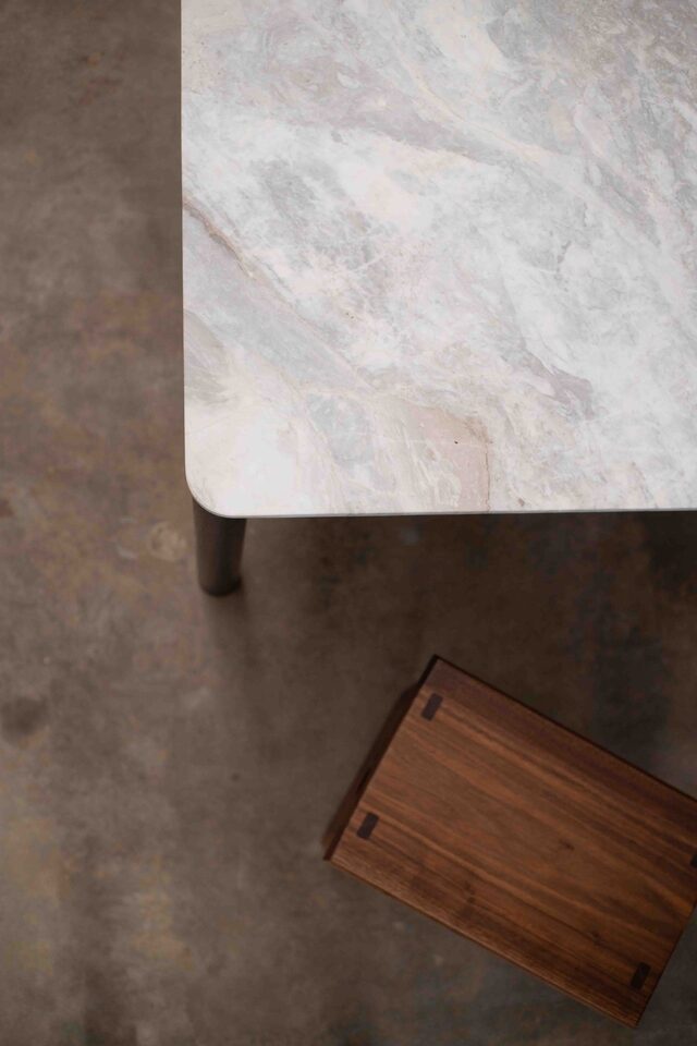 Marble Dining Table  | Custom Handmade by Matthew Sherwen - Table, Dining Table