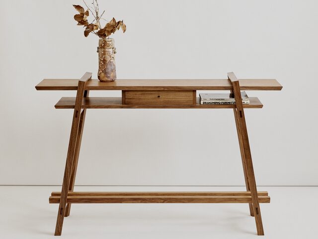 Torii Table  | Custom Handmade by Drew Snyder  - Side Table, Hall Table, Console