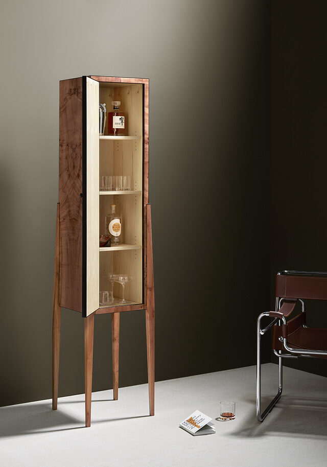 Myrtle Cabinet  | Custom Handmade by Ross Thompson - Whiskey Cabinet, Liquor Cabinet, Bookcase, Record Cabinet