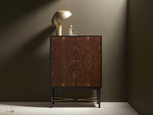 Liquor cabinet  | Custom Handmade by Ross Thompson - Liquor Cabinet, Cocktail Cabinet, Sideboard, Burl