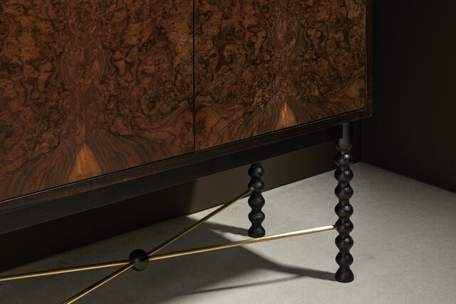 Liquor cabinet  | Custom Handmade by Ross Thompson - Liquor Cabinet, Cocktail Cabinet, Sideboard, Burl