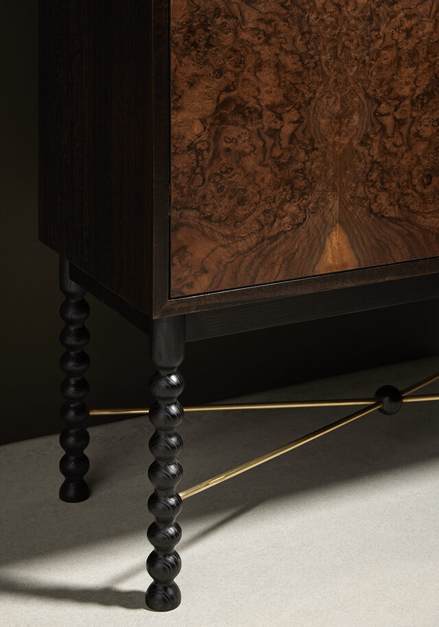 Liquor cabinet  | Custom Handmade by Ross Thompson - Liquor Cabinet, Cocktail Cabinet, Sideboard, Burl