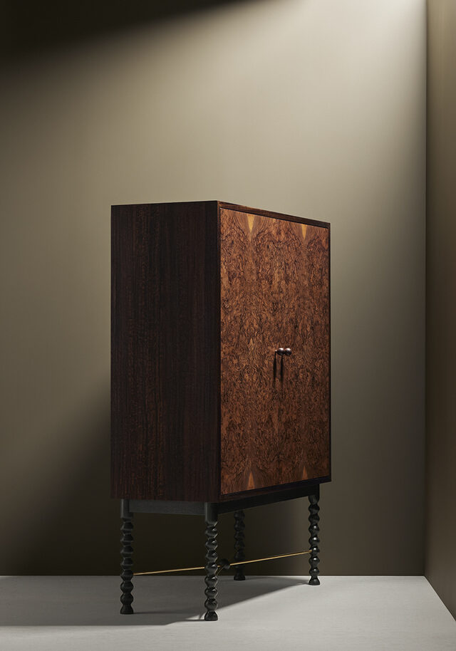 Liquor cabinet  | Custom Handmade by Ross Thompson - Liquor Cabinet, Cocktail Cabinet, Sideboard, Burl