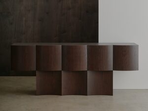 Lune Cabinet | Custom Handmade by Sabu Studio - Cabinet, Credenza, Storage