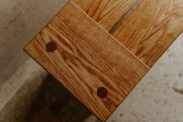 Dovetail Bench | Custom Handmade by Ben Adams - Bench, Seat, Timber, American Oak, Chair