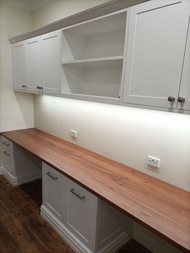 Recycled Australian Hardwood Benchtop (Kitchen, Bathroom, Laundry, Desk, Table) | Custom Handmade by Round 2 Timbers - Benchtop, Kitchen, Laundry, Desk, Bench, Recycled Australian Hardwood, Timber, Recycled Hardwood, Counter