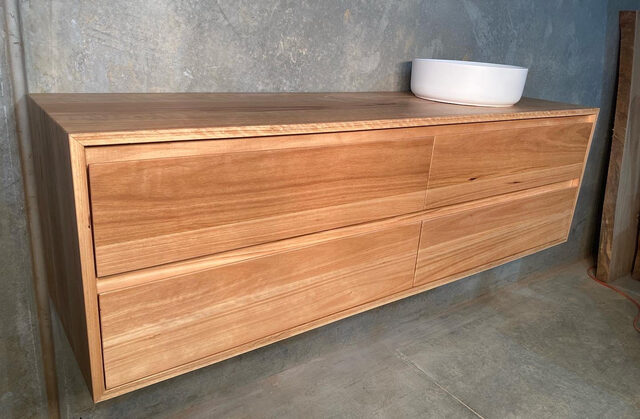 Waratah Bathroom Vanity | Custom Handmade by Dean Boyd - Timber, Bathroom Vanity, Vanity Unit