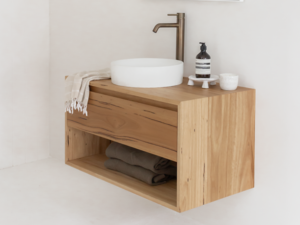 Milton Bathroom Vanity | Custom Handmade by Dean Boyd - Timber, Bathroom, Bathroom Vanity, Timber Vanity
