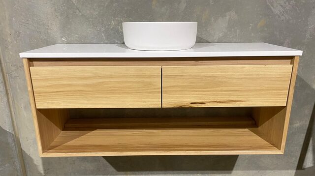 Milton Bathroom Vanity | Custom Handmade by Dean Boyd - Timber, Bathroom, Bathroom Vanity, Timber Vanity