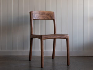 Curved Dining Chair | Custom Handmade by Finn Furniture - Dining Chair