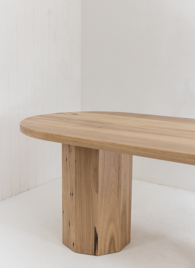Summit Table | Custom Handmade by Dean Boyd - Wood, Dining Table, Board Room Table, Desk, Blackbutt, Spotted Gum, Black Walnut, American Oak