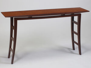 Inverse Parenthesis Hall Table | Custom Handmade by Darren Oates - Hall Table
