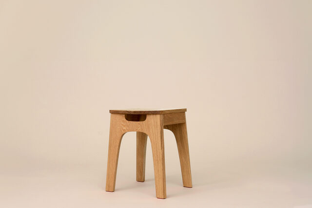 Keedo Low Stool | Custom Handmade by Liam Starcevich - Stool, Low Stool, Walnut, American Walnut, Oak, American Oak, White Oak, Seating, Black Walnut, American Black Walnut
