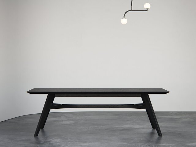 Flare Dining Table | Custom Handmade by McLennan Furniture Studio - Dining Table