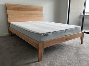 QUEEN SIZE BED WITH DRAWERS RECYCLED AUSTRALAIN HARDWOOD (KILLARA) | Custom Handmade by Peter Wenborn - Killara Bed Hardwood