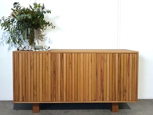 Blackbutt slat cabinet by Andrew Dobson - Cabinet, Console, Entertainment, Buffet, TV Cabinet, TV