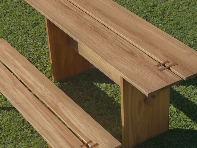 Verse Table & Bench by By  Anderson - Table, Bench, Dining Tablem, Lunch Table, Seat, Chair