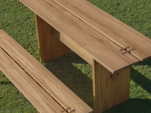 Verse Table & Bench by By  Anderson - Table, Bench, Dining Tablem, Lunch Table, Seat, Chair