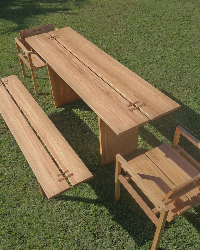 Verse Table & Bench by By  Anderson - Table, Bench, Dining Tablem, Lunch Table, Seat, Chair