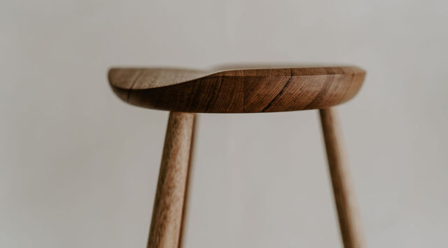 Dining Stool by Ben Adams - Stool, Seat, Chair, Dining, Barstool, Bar, Seating, Highstool, Windsor