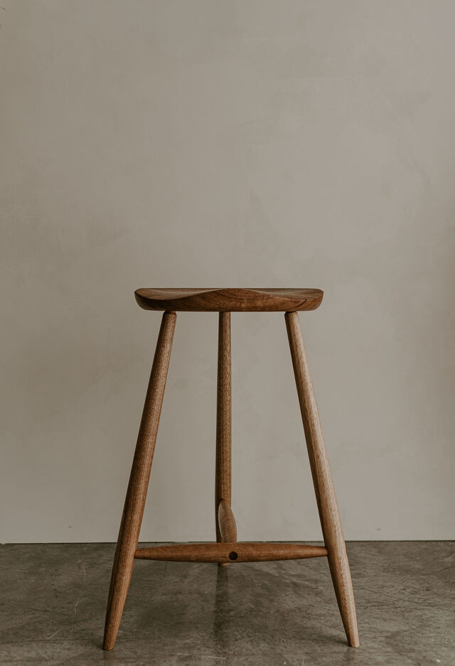 Dining Stool by Ben Adams - Stool, Seat, Chair, Dining, Barstool, Bar, Seating, Highstool, Windsor