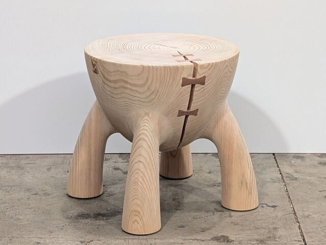 Rocketman Sidetable by Twig&Bot - Side Table, Coffee Table, Bedside Table, Sculptural, Stack Laminated, Urban Salvaged Timber, Mid Century, Organic