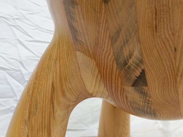 Rocketman Sidetable | Custom Handmade by Twig&Bot - Side Table, Coffee Table, Bedside Table, Sculptural, Stack Laminated, Urban Salvaged Timber, Mid Century, Organic