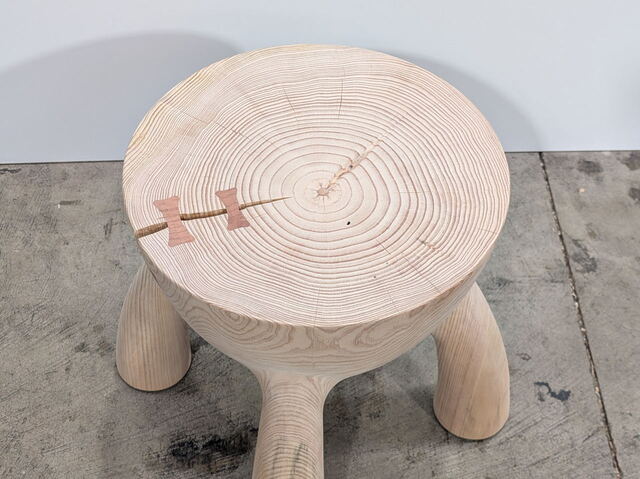 Rocketman Sidetable by Twig&Bot - Side Table, Coffee Table, Bedside Table, Sculptural, Stack Laminated, Urban Salvaged Timber, Mid Century, Organic