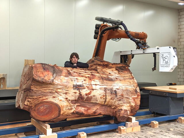 Stack Laminated / Monolithic Sculptural Pieces by Twig&Bot - Sculptural Furniture, Sculpture, Stack Lamination, Organic Shapes, Monolithic