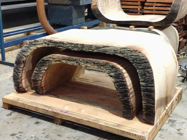 Stack Laminated / Monolithic Sculptural Pieces by Twig&Bot - Sculptural Furniture, Sculpture, Stack Lamination, Organic Shapes, Monolithic